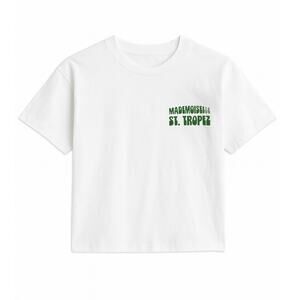 NWT Cheyenne Attitude Mademoiselle St Tropez White T-Shirt - XXS/XS